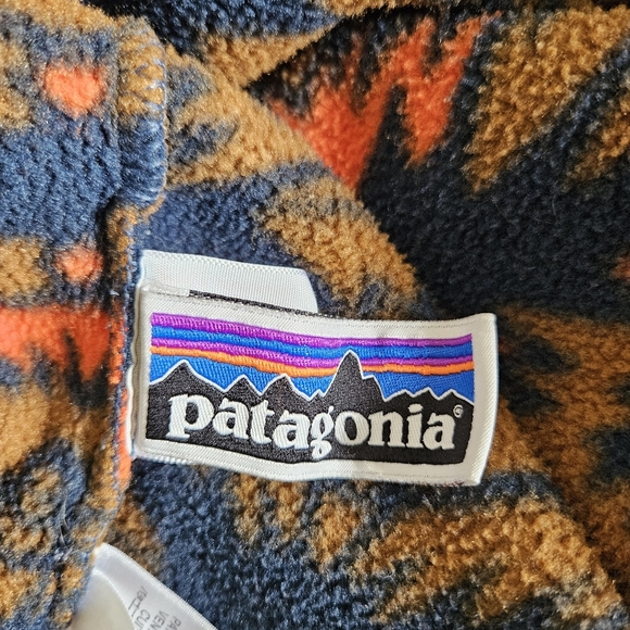 Patagonia Synchilla Snap-T Printed Southwestern Aztec Pullover - Picture 7 of 8